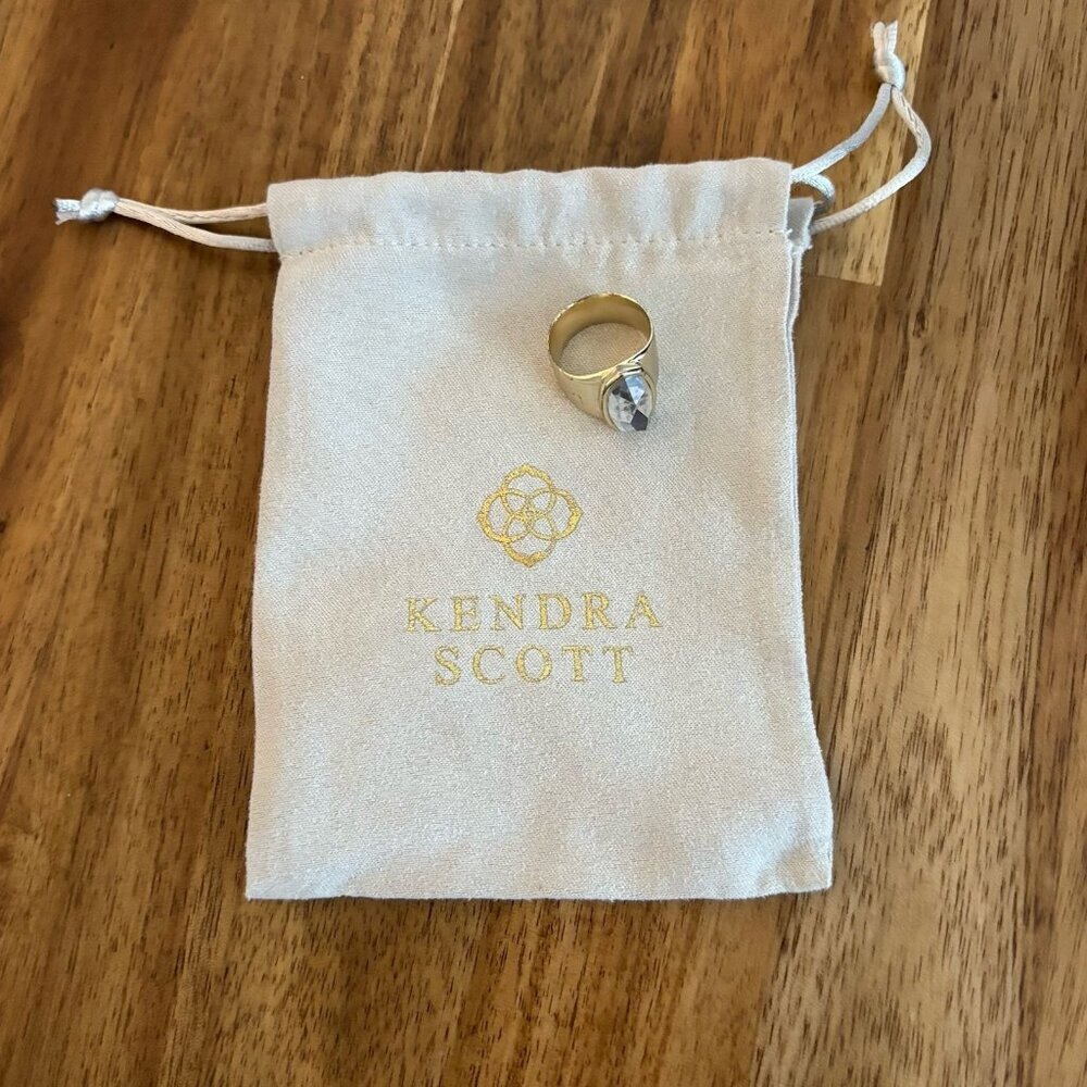 Vintage Kendra Scott Statement Ring Sz‎ 7 Boho Fairy FAIR CONDITION